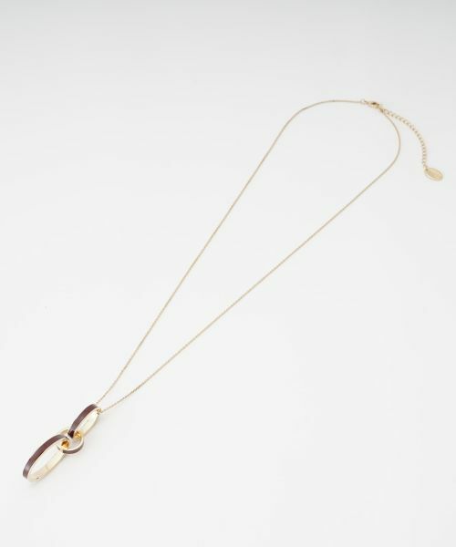 Leilian PLUS HOUSE / レリアンプラスハウス ネックレス・ペンダント・チョーカー | 2WAYリングネックレス【VB×L】 | 詳細2