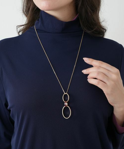 Leilian PLUS HOUSE / レリアンプラスハウス ネックレス・ペンダント・チョーカー | 2WAYリングネックレス【VB×L】 | 詳細5