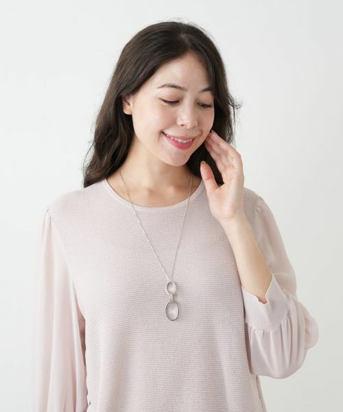Leilian PLUS HOUSE / レリアンプラスハウス ネックレス・ペンダント・チョーカー | 2WAYリングネックレス【VB×L】 | 詳細7