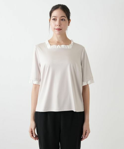 Leilian PLUS HOUSE / レリアンプラスハウス カットソー | スクエアネックカットソー【BOURGE】 | 詳細10