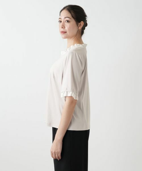 Leilian PLUS HOUSE / レリアンプラスハウス カットソー | スクエアネックカットソー【BOURGE】 | 詳細11