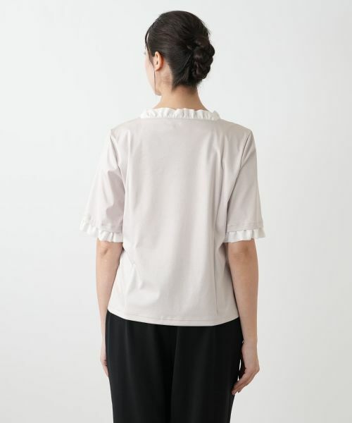 Leilian PLUS HOUSE / レリアンプラスハウス カットソー | スクエアネックカットソー【BOURGE】 | 詳細12