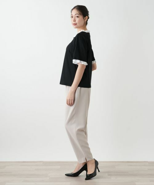 Leilian PLUS HOUSE / レリアンプラスハウス カットソー | スクエアネックカットソー【BOURGE】 | 詳細2