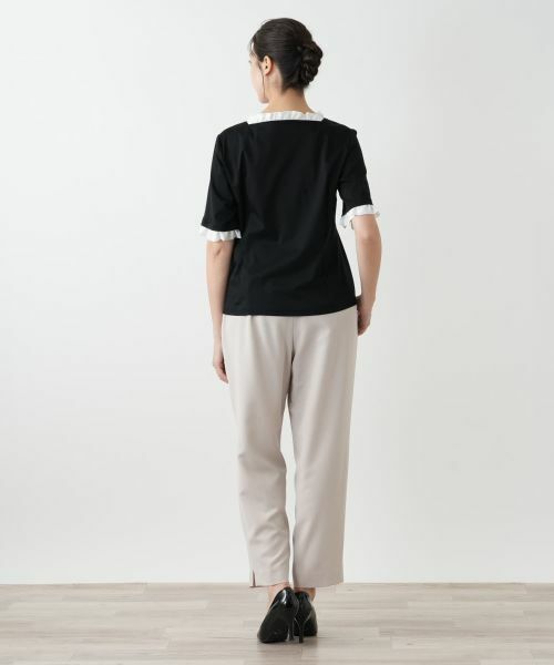 Leilian PLUS HOUSE / レリアンプラスハウス カットソー | スクエアネックカットソー【BOURGE】 | 詳細3