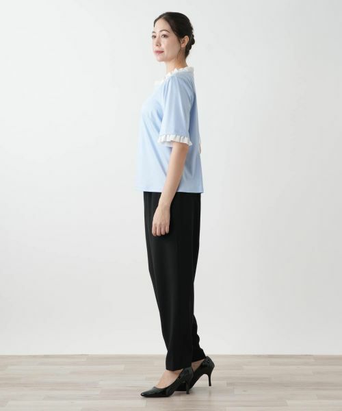 Leilian PLUS HOUSE / レリアンプラスハウス カットソー | スクエアネックカットソー【BOURGE】 | 詳細5