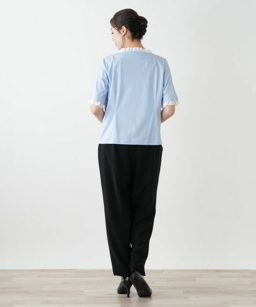 Leilian PLUS HOUSE / レリアンプラスハウス カットソー | スクエアネックカットソー【BOURGE】 | 詳細6