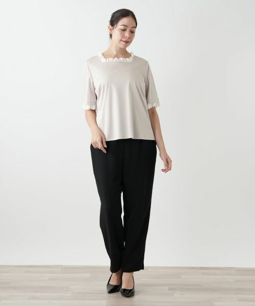 Leilian PLUS HOUSE / レリアンプラスハウス カットソー | スクエアネックカットソー【BOURGE】 | 詳細7