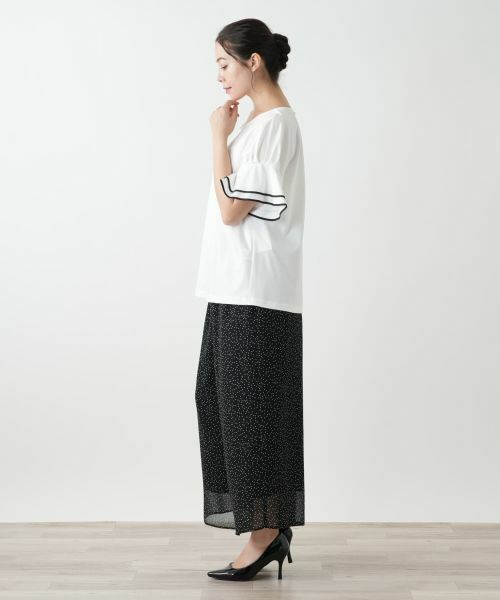 Leilian PLUS HOUSE / レリアンプラスハウス カットソー | フレアスリーブカットソー【BOURGE】 | 詳細2