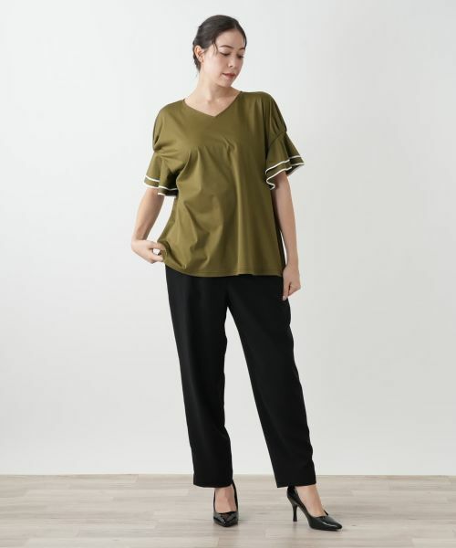 Leilian PLUS HOUSE / レリアンプラスハウス カットソー | フレアスリーブカットソー【BOURGE】 | 詳細4