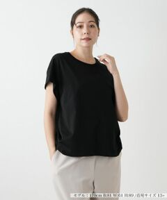 Leilian PLUS HOUSE / レリアンプラスハウス カットソー | サイドドレープカットソー【BOURGE】