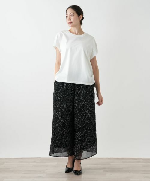 Leilian PLUS HOUSE / レリアンプラスハウス カットソー | サイドドレープカットソー【BOURGE】 | 詳細10