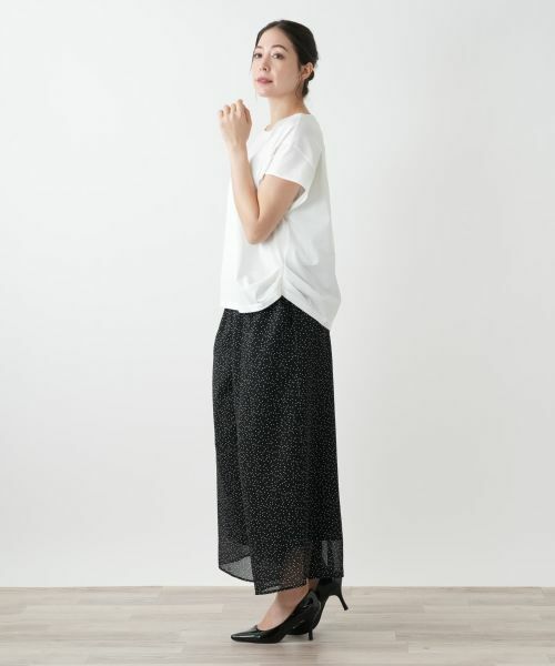 Leilian PLUS HOUSE / レリアンプラスハウス カットソー | サイドドレープカットソー【BOURGE】 | 詳細11