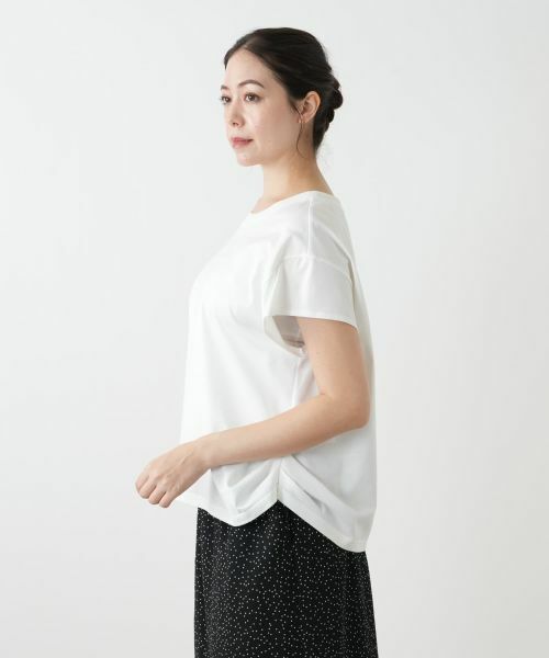 Leilian PLUS HOUSE / レリアンプラスハウス カットソー | サイドドレープカットソー【BOURGE】 | 詳細14