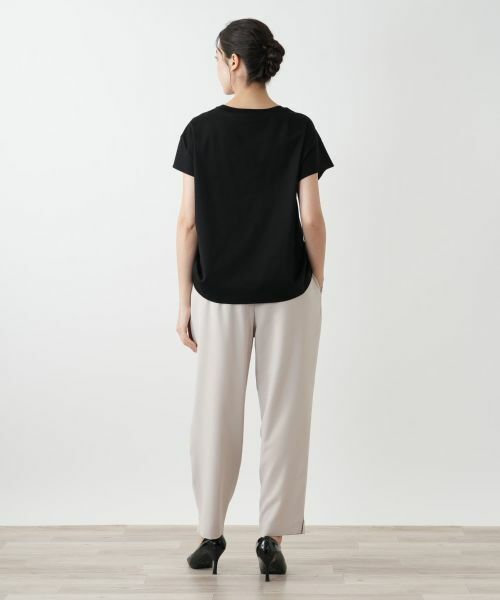 Leilian PLUS HOUSE / レリアンプラスハウス カットソー | サイドドレープカットソー【BOURGE】 | 詳細3