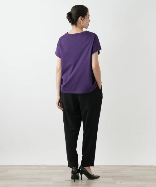 Leilian PLUS HOUSE / レリアンプラスハウス カットソー | サイドドレープカットソー【BOURGE】 | 詳細6