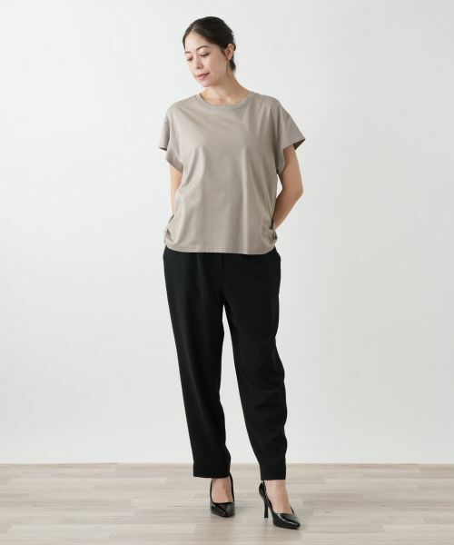 Leilian PLUS HOUSE / レリアンプラスハウス カットソー | サイドドレープカットソー【BOURGE】 | 詳細7