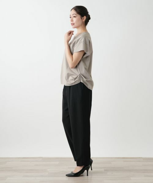 Leilian PLUS HOUSE / レリアンプラスハウス カットソー | サイドドレープカットソー【BOURGE】 | 詳細8