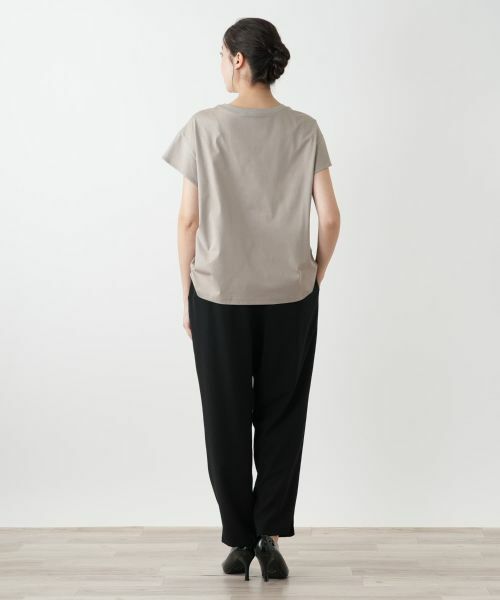 Leilian PLUS HOUSE / レリアンプラスハウス カットソー | サイドドレープカットソー【BOURGE】 | 詳細9