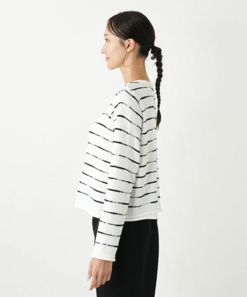 Leilian PLUS HOUSE / レリアンプラスハウス ニット・セーター | ボーダーニットプルオーバー【NEMIKA】 | 詳細11