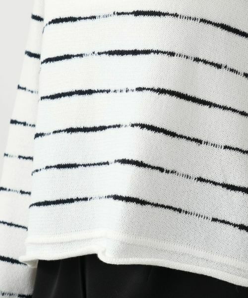 Leilian PLUS HOUSE / レリアンプラスハウス ニット・セーター | ボーダーニットプルオーバー【NEMIKA】 | 詳細16