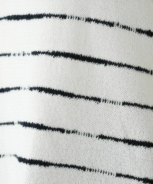 Leilian PLUS HOUSE / レリアンプラスハウス ニット・セーター | ボーダーニットプルオーバー【NEMIKA】 | 詳細17