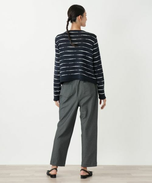 Leilian PLUS HOUSE / レリアンプラスハウス ニット・セーター | ボーダーニットプルオーバー【NEMIKA】 | 詳細3