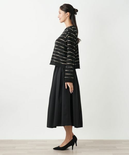 Leilian PLUS HOUSE / レリアンプラスハウス ニット・セーター | ボーダーニットプルオーバー【NEMIKA】 | 詳細5