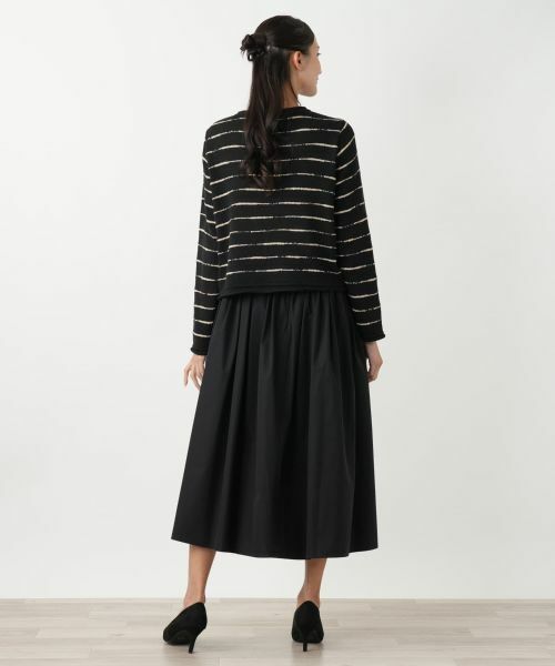 Leilian PLUS HOUSE / レリアンプラスハウス ニット・セーター | ボーダーニットプルオーバー【NEMIKA】 | 詳細6