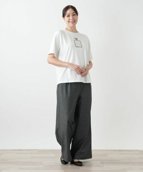 Leilian PLUS HOUSE / レリアンプラスハウス Tシャツ | パフュームボトル刺繍カットソー【NEMIKA】 | 詳細1