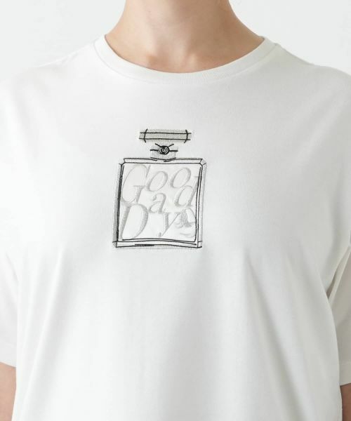 Leilian PLUS HOUSE / レリアンプラスハウス Tシャツ | パフュームボトル刺繍カットソー【NEMIKA】 | 詳細7