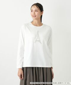 Leilian PLUS HOUSE / レリアンプラスハウス Tシャツ | 長袖カットソー【NEMIKA】