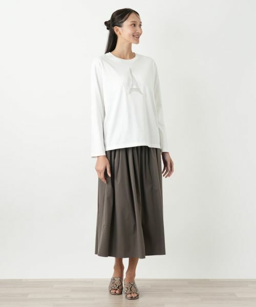 Leilian PLUS HOUSE / レリアンプラスハウス Tシャツ | 長袖カットソー【NEMIKA】 | 詳細1