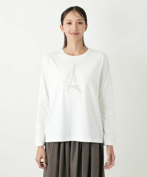 Leilian PLUS HOUSE / レリアンプラスハウス Tシャツ | 長袖カットソー【NEMIKA】 | 詳細4