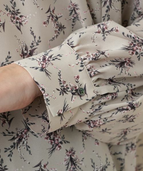 Leilian PLUS HOUSE / レリアンプラスハウス シャツ・ブラウス | フラワー柄ボウタイブラウス【BOURGE】 | 詳細14