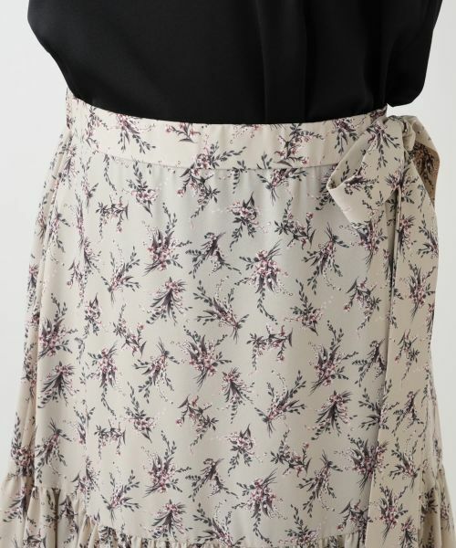 Leilian PLUS HOUSE / レリアンプラスハウス ミニ・ひざ丈スカート | フラワー柄ロングスカート【BOURGE】 | 詳細10
