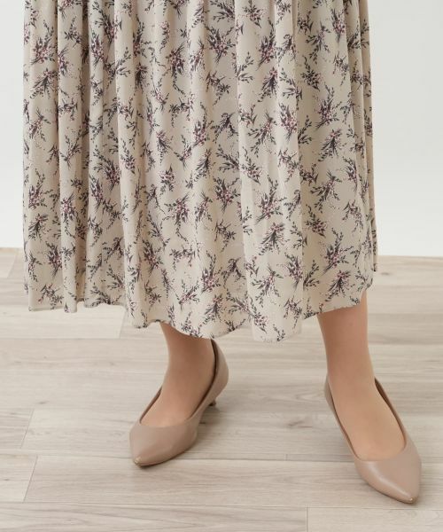 Leilian PLUS HOUSE / レリアンプラスハウス ミニ・ひざ丈スカート | フラワー柄ロングスカート【BOURGE】 | 詳細11