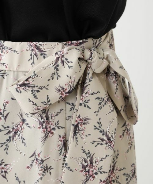 Leilian PLUS HOUSE / レリアンプラスハウス ミニ・ひざ丈スカート | フラワー柄ロングスカート【BOURGE】 | 詳細12