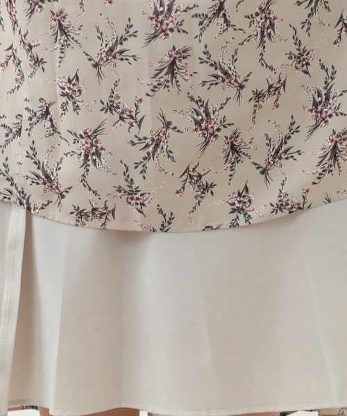 Leilian PLUS HOUSE / レリアンプラスハウス ミニ・ひざ丈スカート | フラワー柄ロングスカート【BOURGE】 | 詳細13