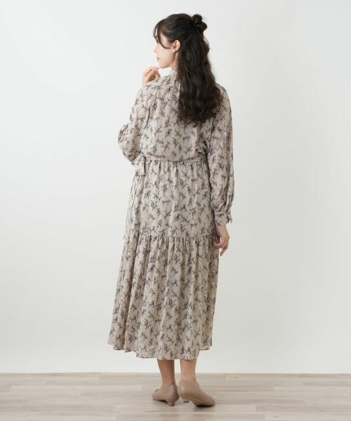 Leilian PLUS HOUSE / レリアンプラスハウス ミニ・ひざ丈スカート | フラワー柄ロングスカート【BOURGE】 | 詳細6