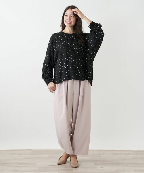 Leilian PLUS HOUSE / レリアンプラスハウス シャツ・ブラウス | 星柄プリントブラウス【NEMIKA】 | 詳細1