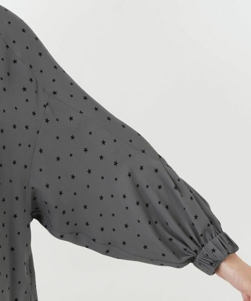 Leilian PLUS HOUSE / レリアンプラスハウス シャツ・ブラウス | 星柄プリントブラウス【NEMIKA】 | 詳細12