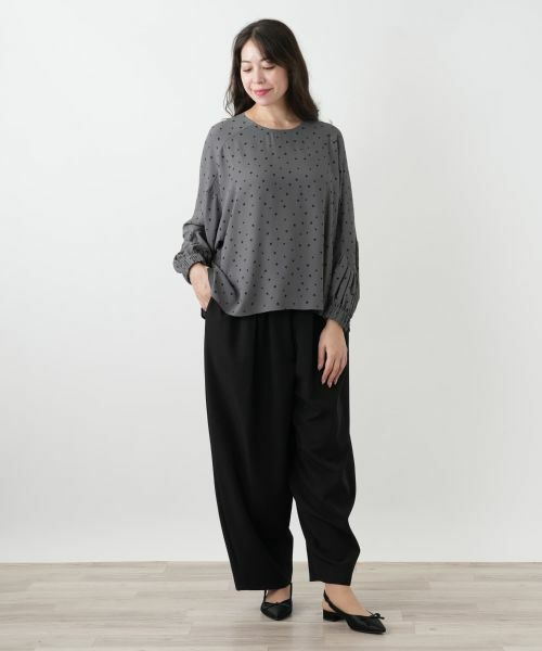 Leilian PLUS HOUSE / レリアンプラスハウス シャツ・ブラウス | 星柄プリントブラウス【NEMIKA】 | 詳細4