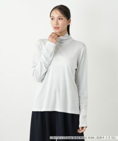 Leilian PLUS HOUSE / レリアンプラスハウス カットソー | ハイネックカットソー【NEMIKA】