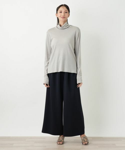 Leilian PLUS HOUSE / レリアンプラスハウス カットソー | ハイネックカットソー【NEMIKA】 | 詳細1