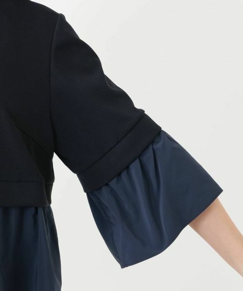 Leilian PLUS HOUSE / レリアンプラスハウス テーラードジャケット | 異素材切替ジャケット【NEMIKA】 | 詳細12
