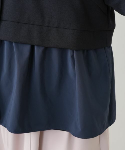 Leilian PLUS HOUSE / レリアンプラスハウス テーラードジャケット | 異素材切替ジャケット【NEMIKA】 | 詳細13