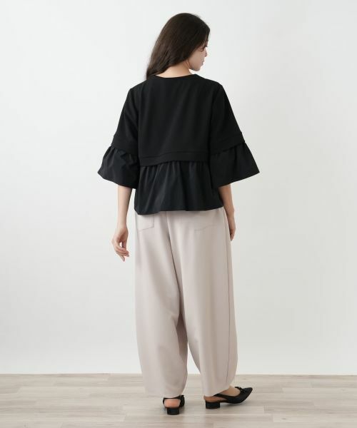 Leilian PLUS HOUSE / レリアンプラスハウス テーラードジャケット | 異素材切替ジャケット【NEMIKA】 | 詳細3