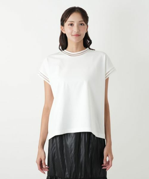 Leilian PLUS HOUSE / レリアンプラスハウス カットソー | ショートスリーブカットソー【NEMIKA】 | 詳細7