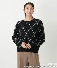 Leilian PLUS HOUSE / レリアンプラスハウス ニット・セーター | ニットプルオーバー【NEMIKA】