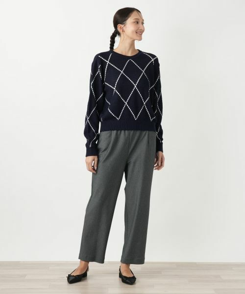 Leilian PLUS HOUSE / レリアンプラスハウス ニット・セーター | ニットプルオーバー【NEMIKA】 | 詳細1